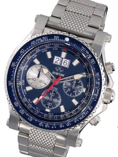 Reactor Valkyre Chronograph Watch with Big Date and SuperLuminova Illumination #81003