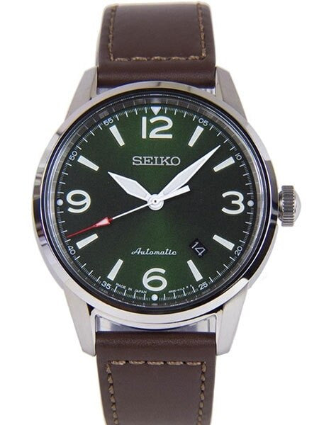 Seiko Presage Automatic Watch with 42mm Case and Green Dial #SRPB05J1