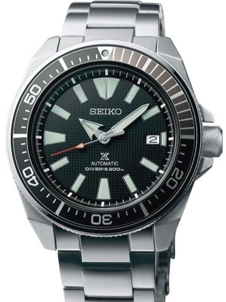 SEIKO PROSPEX SRPB51J1 ブラックサムライ 希少な日本製！ Seiko Samurai Prospex Automatic Dive Watch with Black Dial and