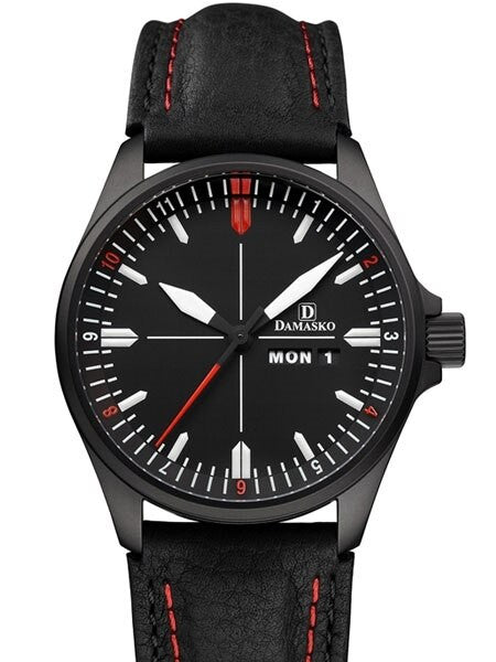 Damasko Swiss ETA Automatic with a 41.8mm Black Ion Stainless Steel Case #DA343BK