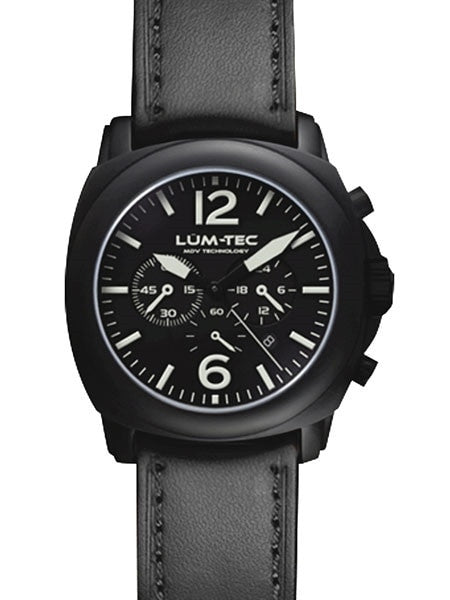 Lum-Tec 44mm M72 Chronograph Watch with Anti-Relfective Sapphire Crystal #M72