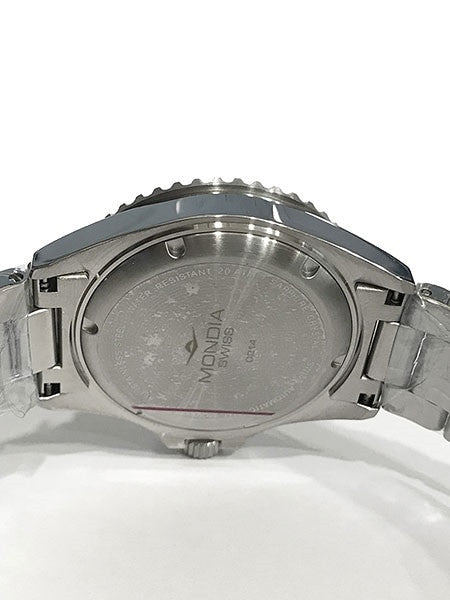 Mondia GMT, Dual-Time Watch with Swiss ETA 2893 Automatic Movement #MS-214-SSBKBK-BK-OCM