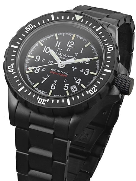 Marathon GSAR Anthracite Automatic Military Divers Watch #WW194006BKBRACE