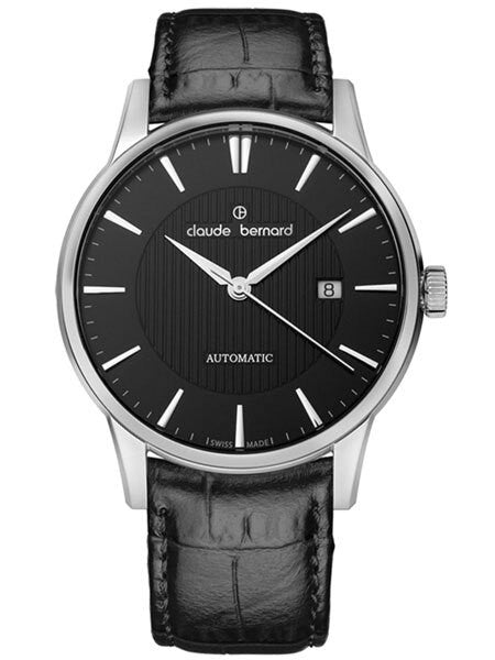 Claude Bernard Swiss Made ETA Automatic Dress Watch #80091-3-NIN