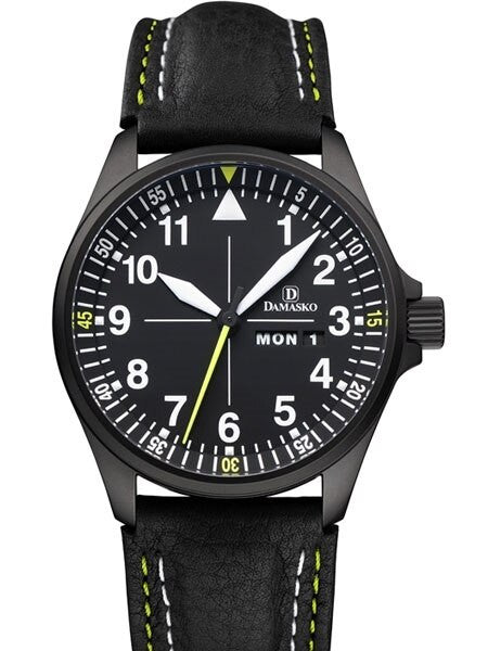 Damasko Swiss ETA Automatic with a 41.8mm Black Ion Stainless Steel Case #DA363BK