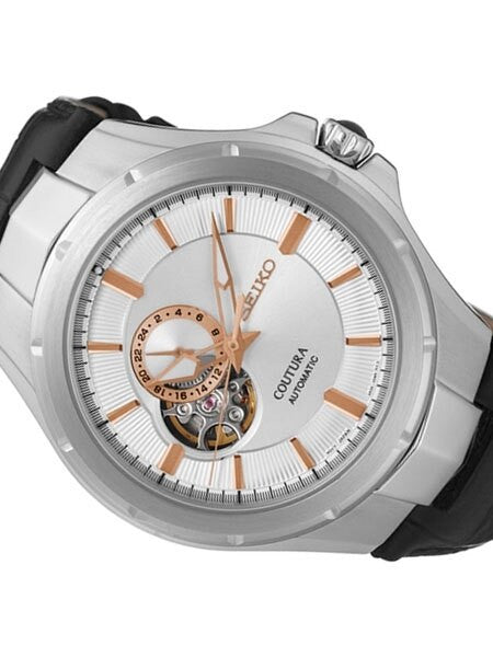 Seiko Coutura Automatic 24-Jewel Watch with an Open Heart Dial #SSA313