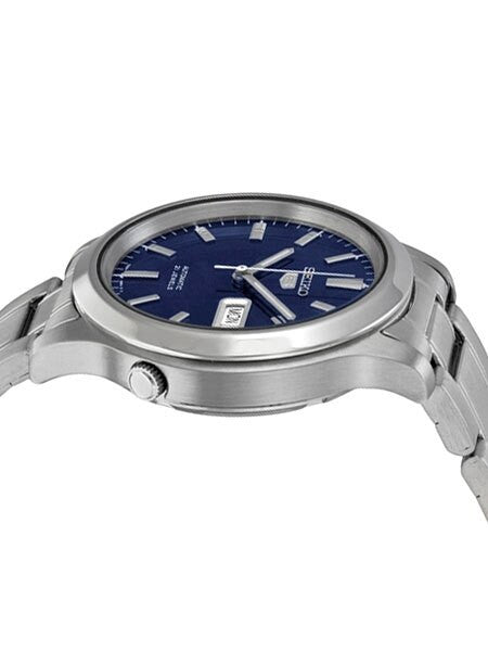 Seiko 5 Automatic Blue Dial Watch with Stainless Steel Bracelet #SNK793