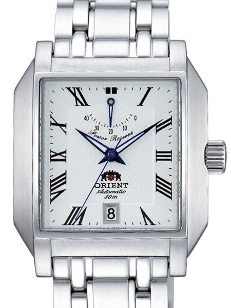 Orient Grandeur White 21-Jewel Automatic Power Reserve Dress Watch #CFDAC004W