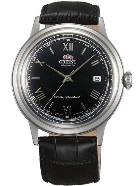 Scratch and Dent - Orient Bambino 2nd-Gen Automatic Dress Watch with Black Dial, Silver Hands #AC0000AB