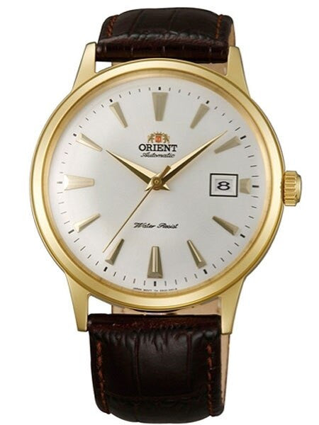 Scratch and Dent - Orient Bambino Automatic Dress Watch with White Dial, Gold tone Case #ER24003W-SND1