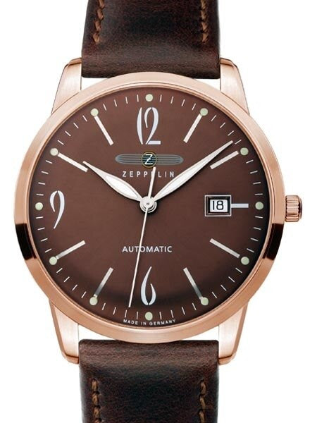 Graf Zeppelin Flatline Swiss Automatic Dress Watch #7352-5