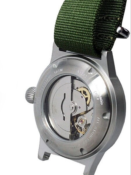 Aeromatic 1912 Beobachter Aviator Automatic Watch with Onion Crown #A1354