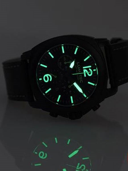 Lum-Tec 44mm M72 Chronograph Watch with Anti-Relfective Sapphire Crystal #M72