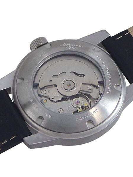 Aeromatic 1912 Automatic Aviator Watch with Black Strap #A1027 BlackX