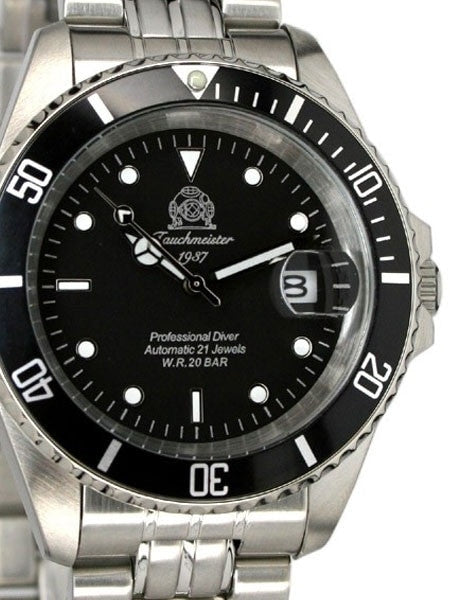 Tauchmeister Classic Automatic Dive Watch with Screw-Down Crown #T0006