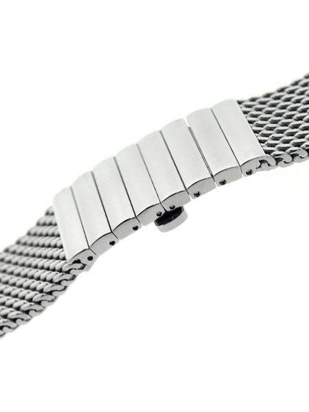 Scratch and Dent - STAIB Polished Mesh Bracelet #STEEL-2792-1192PBL-P, Straight End, 20mm