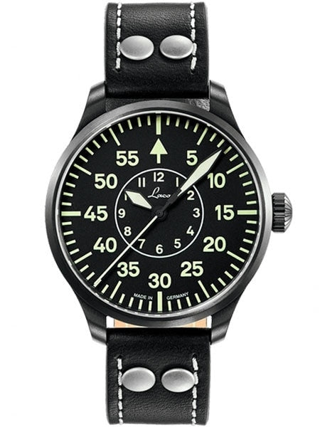 Laco 39mm Bielefeld Type-B Dial Automatic Pilot Watch with