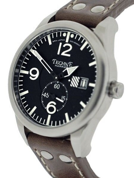 Techne 41mm Harrier Aviator Quartz Watch with Anti-Reflective Sapphire Crystal  #375.042