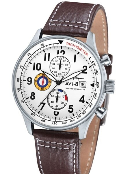 AVI-8 Hawker Hurricane Aviator Chronograph Watch #AV-4011-01