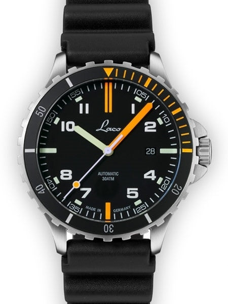 Laco Squad Mojave 300 Meter Dive Watch with a Double-Domed AR Sapphire Crystal #862109