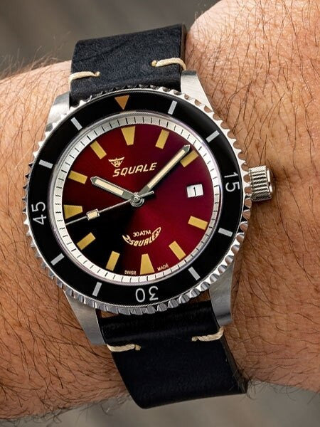 Squale Montauk 300 Meter Swiss Made Automatic Dive Watch with Sapphire Crystal #MTK-04