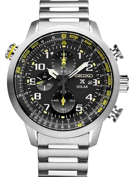 Seiko Prospex Solar Powered Quartz Chronograph #SSC369 — Long