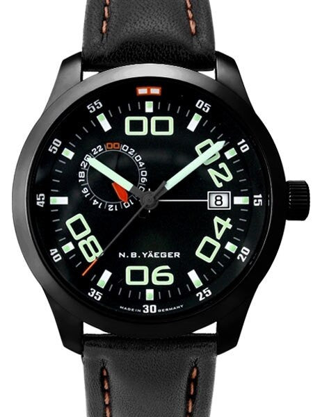 NB Yaeger Swiss Automatic Pilot Watch with Sapphire Crystal #LIMA-PVD-C2