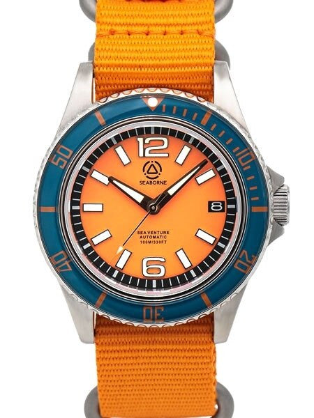 Seaborne Sea Venture 100-Meter Automatic Dive Watch with a 41mm Case and an AR Sapphire Crystal #SB-SV-003-SOD