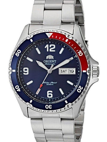 Orient Pepsi-Style Automatic Dive Watch with SS Bracelet #AA02009D