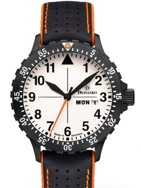 Damasko Swiss ETA Automatic with a Rotating 60-Minute Bezel and Black ion plated SS Case #DA43