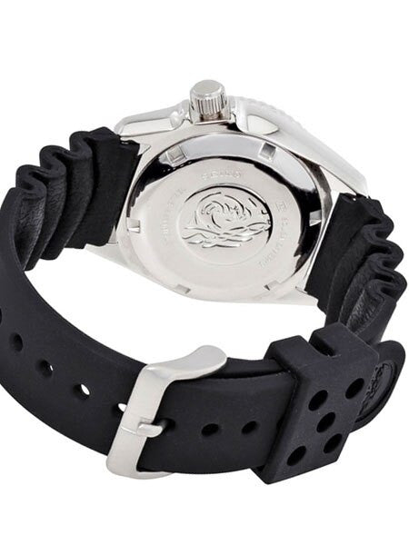Seiko Black 21-Jewel Automatic Dive Watch with Rubber Strap #SKX013K1