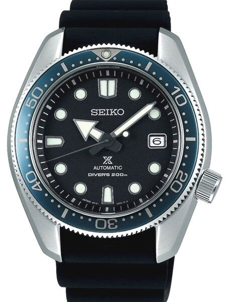 時計 SEIKO Prospex SBDC063 Seiko Prospex Automatic Dive Watch with Blue Bezel and Silicone