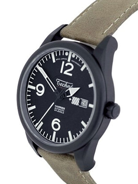 Techne Automatic 41mm Harrier Aviator Watch with Anti-Reflective Sapphire Crystal  #363.162