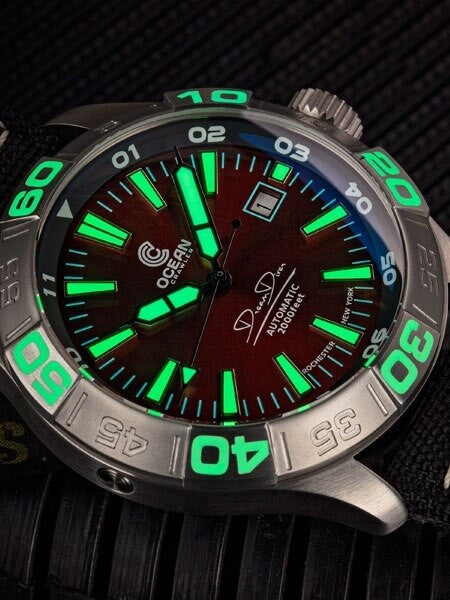 Ocean Crawler Dream Diver Swiss Automatic Watch with Domed AR Sapphire Crystal #CD-720