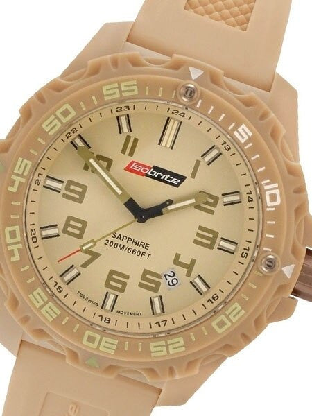 Armourlite Isobrite Tan Valor Watch with T-100 Tritium Illumination and Sapphire Crystal #ISO305