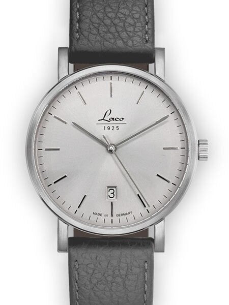Laco Classic Silber 40 Automatic Dress Watch with a Silver Dial, 40mm Case #862080