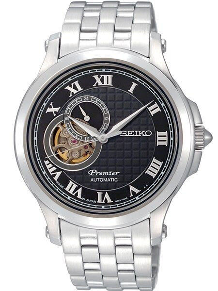 Seiko Premier Open Heart, Hand Windable Automatic Watch #SSA023J1