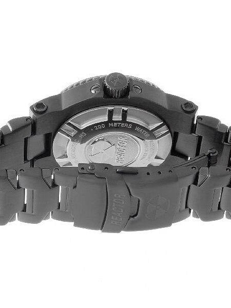 Reactor Trident 200 Meter Dive Watch with Never Dark Illumination, Black SS Case #59501