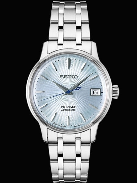 Ladies Seiko Presage "Cocktail Time" Automatic Dress Watch with 33.8mm Case #SRP841