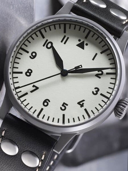 Laco Venedig Pilot watch, Swiss Automatic, Type-A Luminous Dial #861894