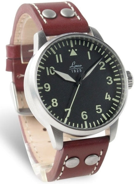 Laco Rostock Type A Dial Hand Wind, Mechanical Pilot Watch #861754