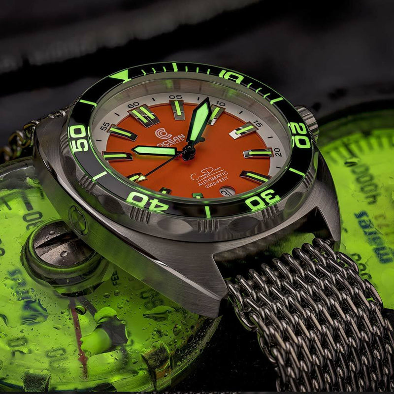 Ocean Crawler Core Diver Swiss Automatic Watch with AR Sapphire Crystal #CD-V3-1322