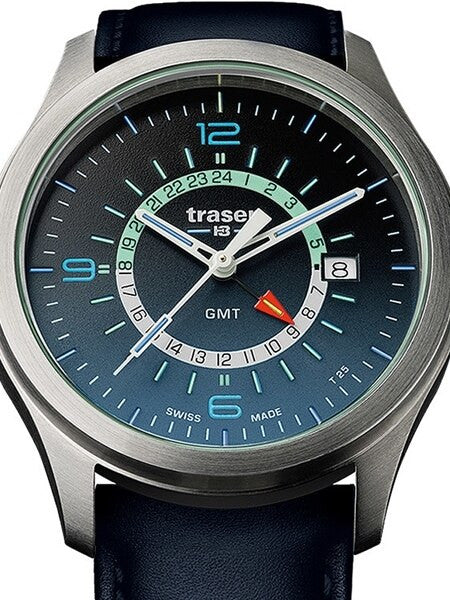 Traser P59 Aurora GMT, Dual-Time Watch with an Anti-Reflective Sapphire Crystal #107035
