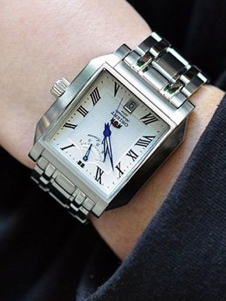 Orient Grandeur White 21-Jewel Automatic Power Reserve Dress Watch #CFDAC004W