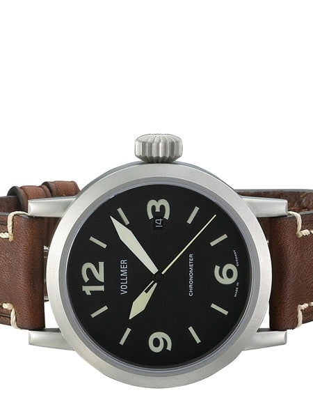 Vollmer V3 44mm Magneto Swiss COSC Certified Chronometer on a Hirsch Liberty Strap