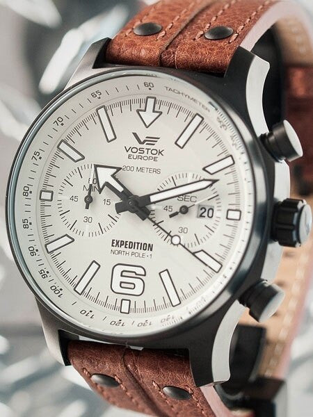 Vostok-Europe Expedition North Pole Chronograph with 60 Minute Stopwatch #5954200