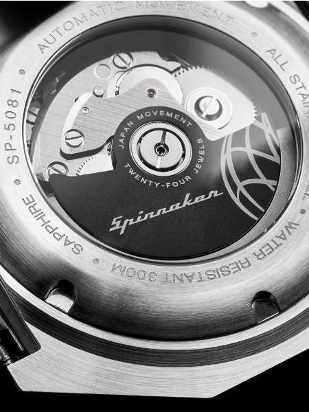 Spinnaker Dumas Automatic 300 Meter Dive Watch with Stainless Steel Mesh Bracelet #SP-5081-99