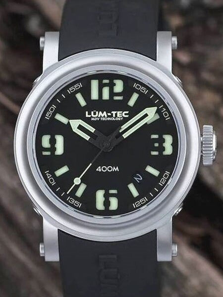 Lum-Tec 42mm High-Beat Automatic Watch with AR Sapphire Crystal #400M-1