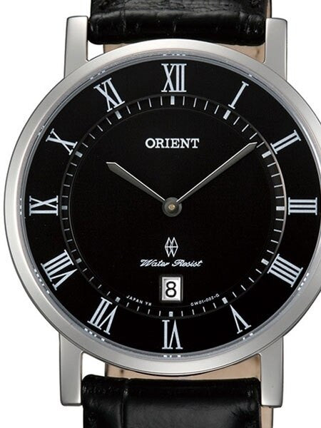 Orient Class Quartz Dress Watch with Sapphire Crystal and Deep Black Dial  #GW0100GB