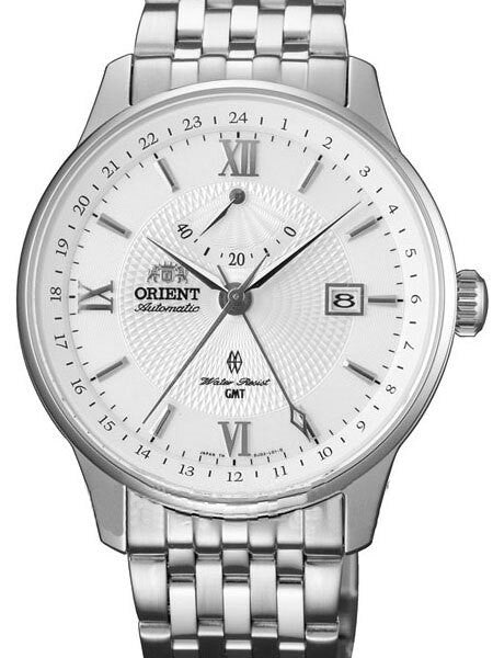 Orient Constellation Automatic GMT Watch with Power Reserve Meter and Sapphire Crystal #DJ02003W